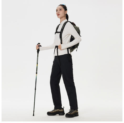 点此购买 可隆女士春季针织立领户外运动徒步登山弹力外套 LL 315247 商品图7