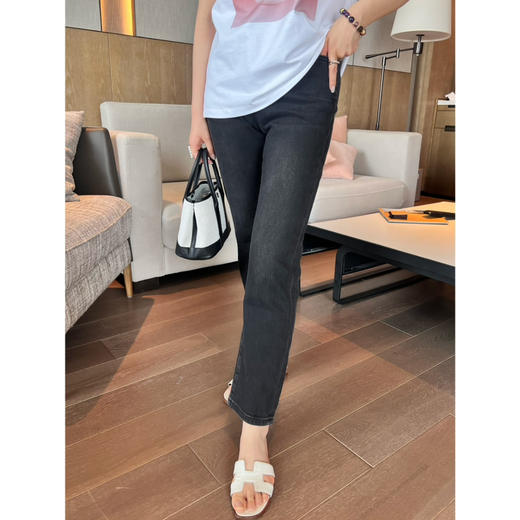 新年折扣 2504302   F牌 高腰 弹力9分 竹竿腿牛仔裤 商品图8