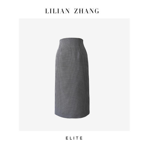 E-“定制” ——“时尚轮回”——复古风尚——经典格纹连腰半裙 2503004 商品图0