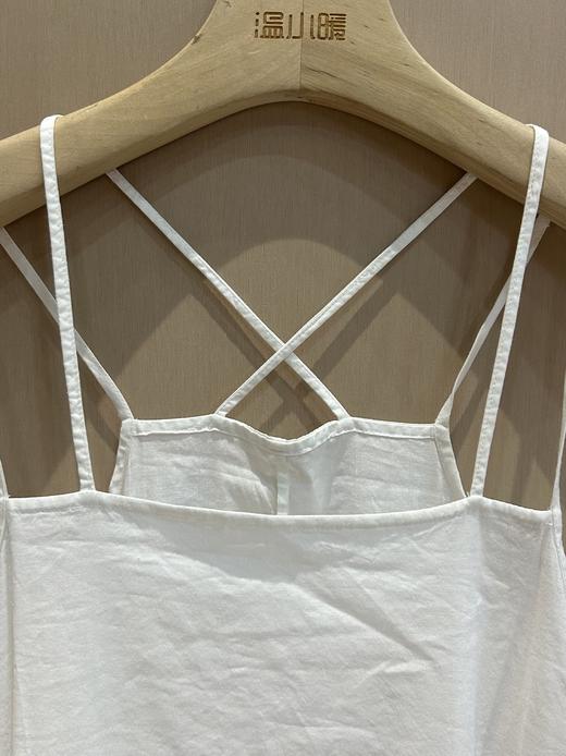 【线上专属】吊带连衣裙（1822103-术白） 商品图1