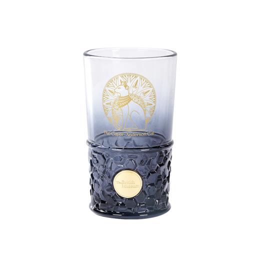 大英博物馆 盖亚·安德森猫系列 渐变浮雕铭牌玻璃杯 黑色 商品图4