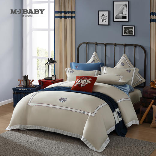 【6F】梦洁宝贝长绒棉绣花套件：丹尼迩 商品图0