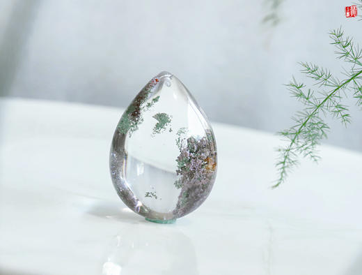 【烬影】绿幽灵水晶吊坠 配精美挂绳 商品图3