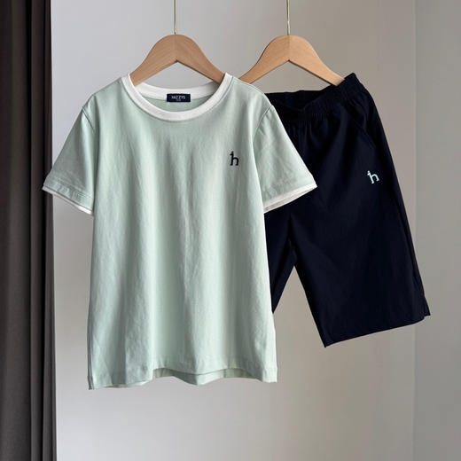 哈吉斯中大童短袖短裤套装422 商品图1