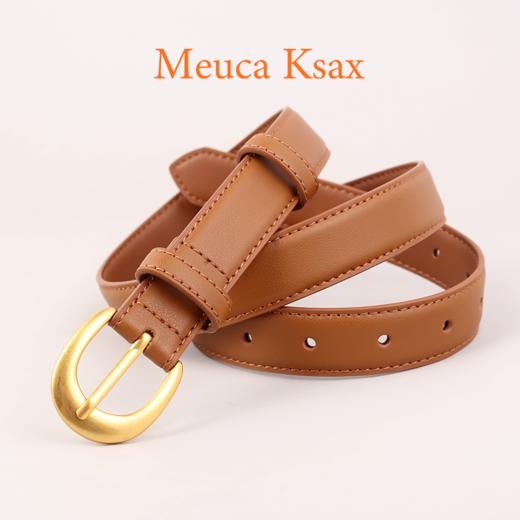 正品授权MEUCA KSAX女士真皮针扣皮带 商品图7