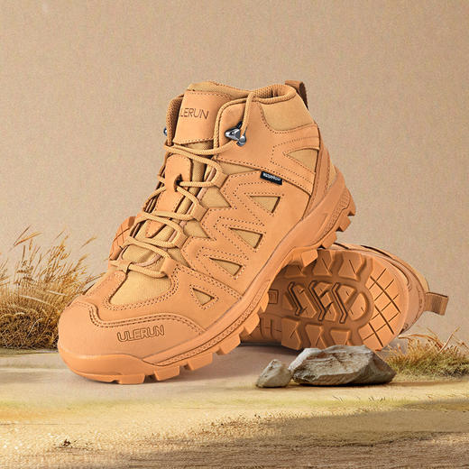 【又乐】户外登山鞋时尚徒步鞋防水中帮减震防滑耐磨XT5 商品图0