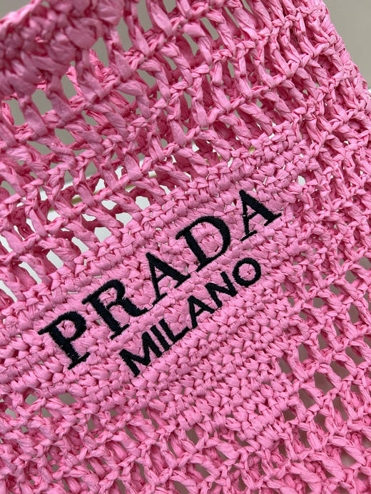 春夏特惠💰430 普拉达酒椰纤维托特包2526 柔和的解构式托特包 商品图4