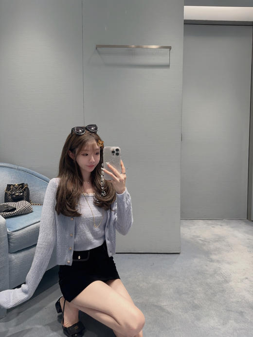 金蘑菇菇  100羊毛多巴胺色系针织吊带 商品图4