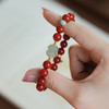 山晓·原创「涟莲」新中式南红手串女和田玉晴水并蒂莲文玩手链【该商品不支持用券】 商品缩略图4