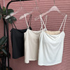 【免穿文胸】官网899！莫代尔桑蚕丝棉混纺一字领打底背心女 文胸吊带二合一带胸垫内衣 商品缩略图10