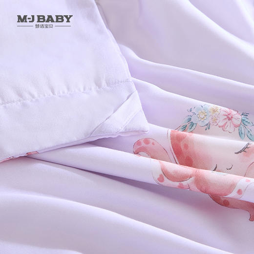 【6F】梦洁宝贝天丝卓萃水洗纯桑蚕丝被：花花鲸灵 商品图2