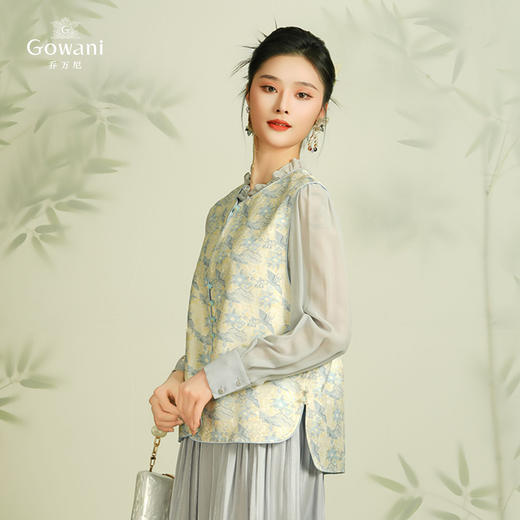 乔万尼马甲秋季新款重工提花国风设计EM2H916 商品图2