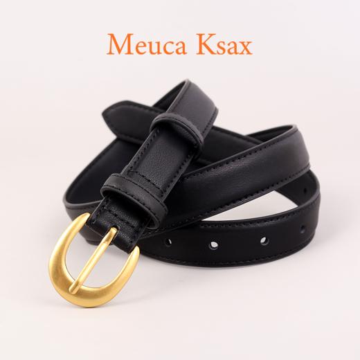 正品授权MEUCA KSAX女士真皮针扣皮带 商品图5