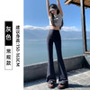 雀说微喇鲨鱼裤女外穿高腰修身显瘦垂感马蹄裤薄款打底裤春秋季喇叭裤AL9127 商品缩略图8