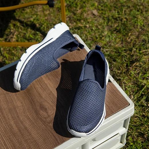 男女同款透气弹软健步鞋  网布面料 轻巧减震 一脚蹬设计 商品图1