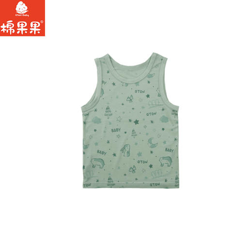 棉果果夏季男童防蚊5A抗菌舒适柔软莫代尔背心M211170425214 商品图0