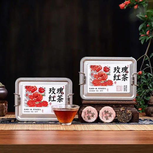 茉莉白茶/玫瑰红茶 ，花香在口腔绽放，3斤花窨1斤茶，七次窨制 商品图3