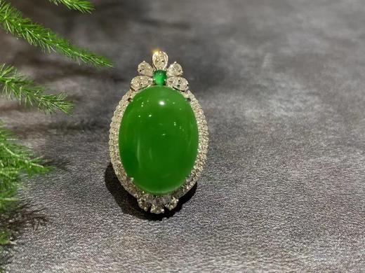 【御珠宫坊】金镶碧玉吊坠 商品图0