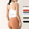 【路路精选】瑜伽背心一体式带胸垫美背外穿健身跑步高强度防震批发运动内衣女 商品缩略图0