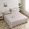 多喜爱 凉豆豆床裙三件套-和悦（蓝/粉/金/）【可水洗机洗】【柔软可折叠】【凉感值0.28】【全方位包裹】 凉席子A类标准 有效抗菌 3D立体凉豆豆 商品缩略图12