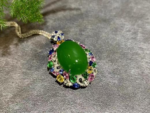 【御珠宫坊】金镶碧玉吊坠 商品图2