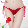 霏慕玫瑰花内裤女士内裤7126 性感开档情趣内衣内裤角色扮演制服诱惑 情侣蕾丝 商品缩略图1