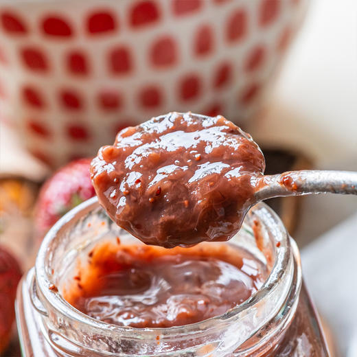 草莓蔓越莓鲜果酱 4瓶（150g/瓶） 商品图8