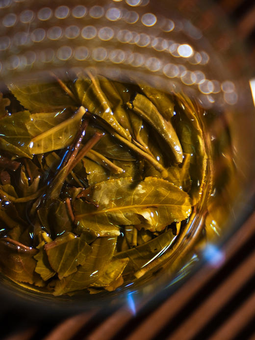 奔驰标小圆饼【冰岛】 2020年春茶冰岛普洱茶生茶饼300g/盒，内含6饼 商品图4