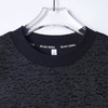 T3151夏季高级感新款潮牌撞色磨破简约圆领短袖T恤时尚休闲百搭上衣 商品缩略图2