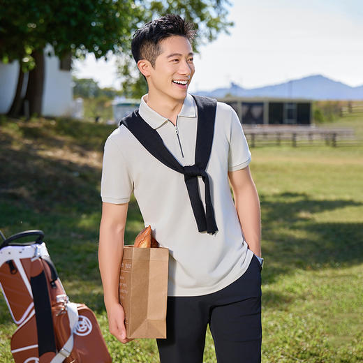 疯抢中！！【英国百年奢牌 始于1919】百富Byford商务休闲短袖POLO衫 凉爽透气 时尚百搭（男女同款） 商品图8