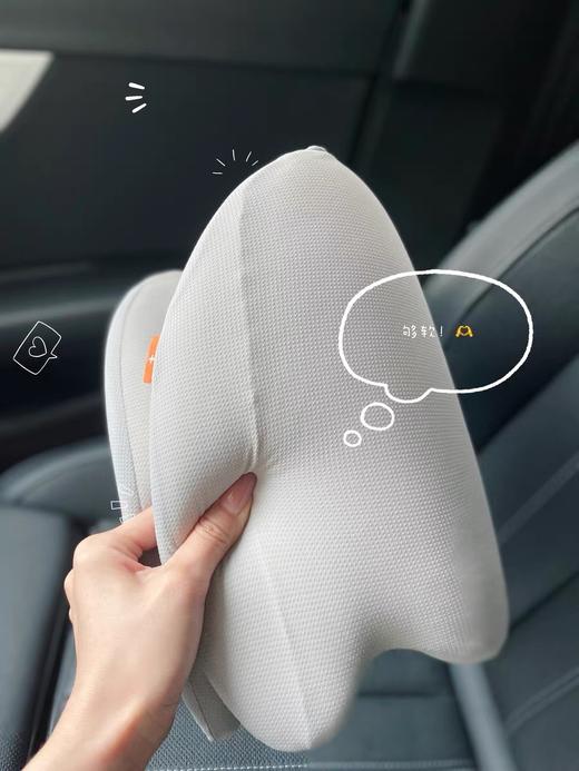 种草王的头枕套装来啦❗️ 「CICIDO 天使翼头枕腰靠套装」 新升级夏季凉感面料，🧊冰爽体感，软糯内芯支撑+吸压 商品图2