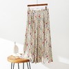 洛诗琳34403气质碎花半身裙2025夏季新款高腰显瘦A字裙女0561 商品缩略图4