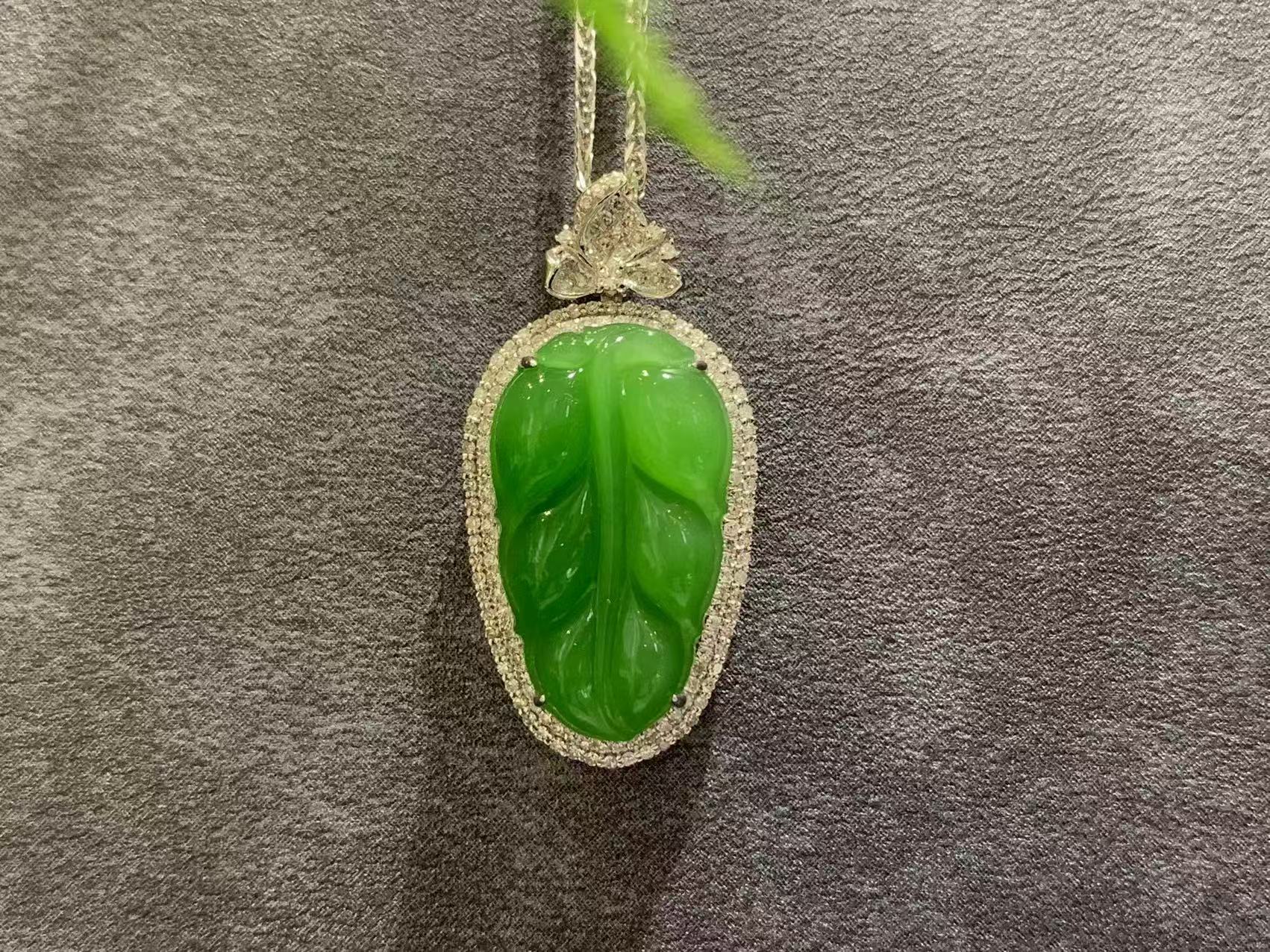 【御珠宫坊】金镶碧玉吊坠