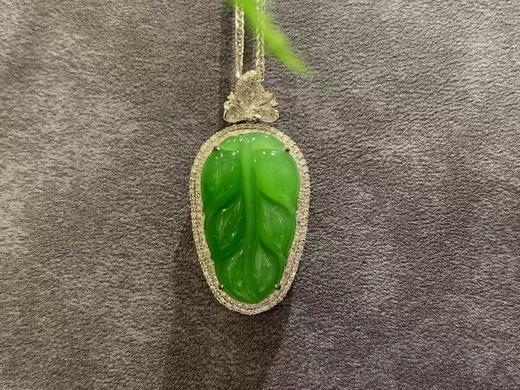 【御珠宫坊】金镶碧玉吊坠 商品图0