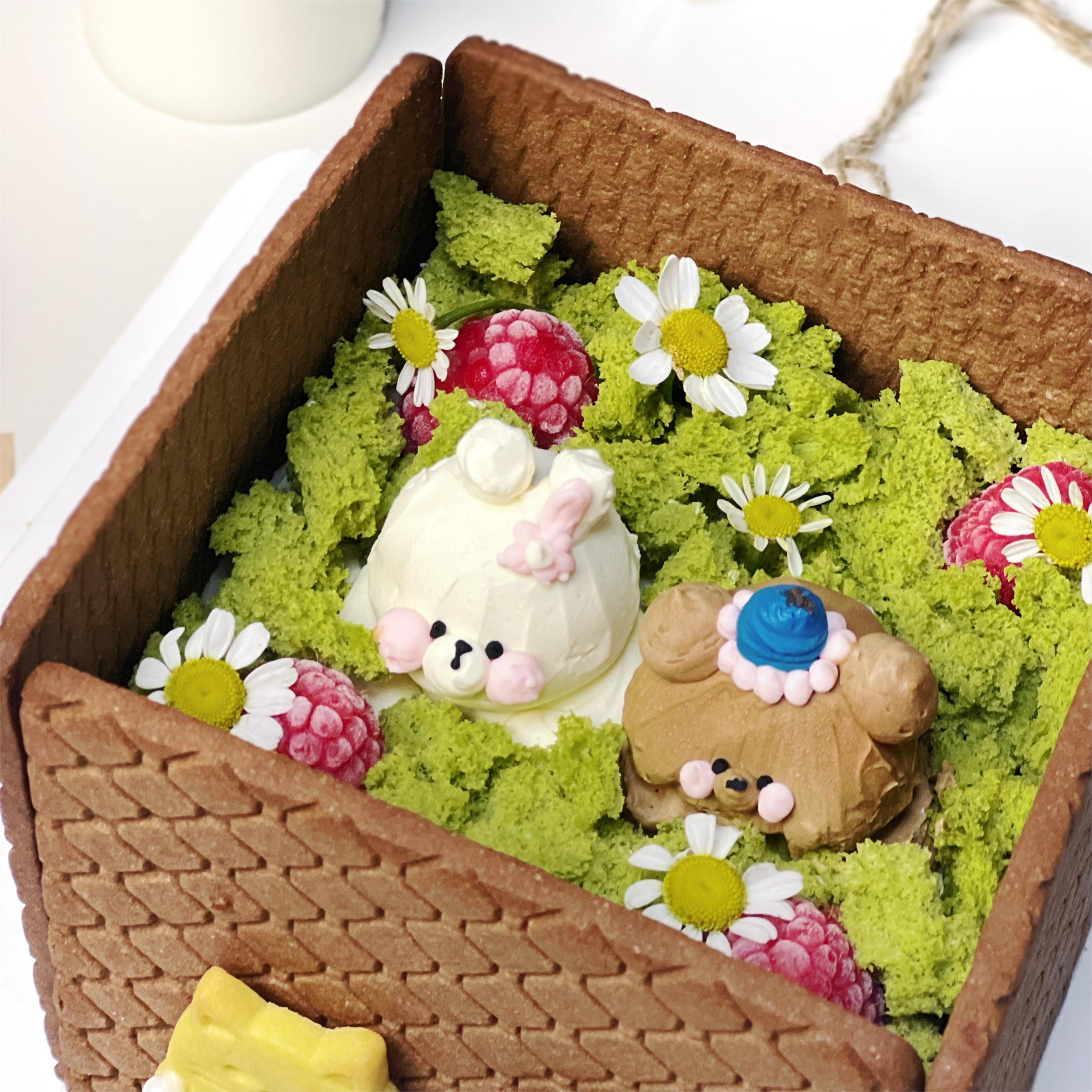 烤爱·创意生日蛋糕系列·小熊饼干盒子蛋糕·奥利奥碎脆脆片夹心覆盆子·下午茶【仅限深圳
同城配送】