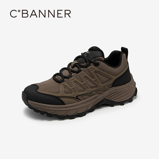 千百度男鞋厚底时尚休闲鞋内增高户外轻便增高运动鞋A25177026 商品图1