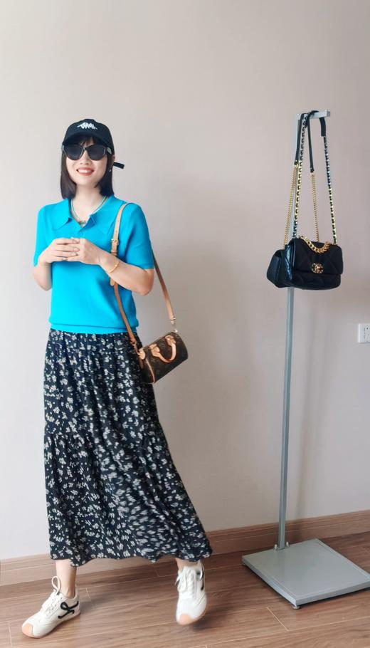 爱琴海蓝色💎显白到发光POLO领亚麻衫 商品图10