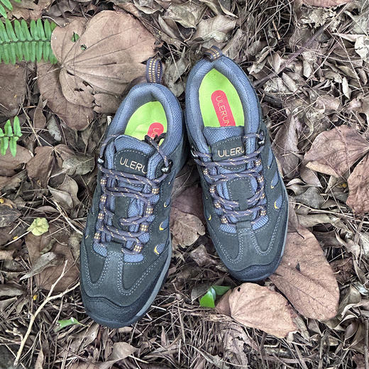 秒杀！【又乐】徒步鞋低帮轻山系米白色透气牛皮户外休闲登山越野U8 商品图5