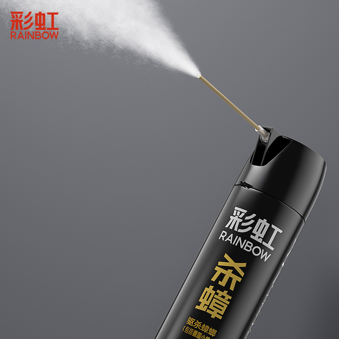 彩虹杀虫剂杀蟑气雾剂 600ml 无味 杀蟑效力持久
