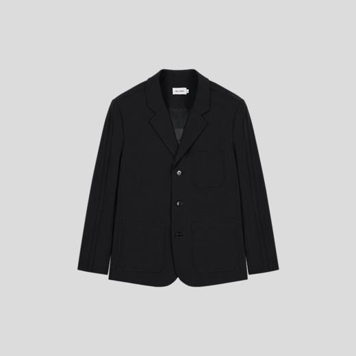 GOODBAI 23编号logo印花网面翻领西装外套 商品图1