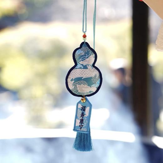 【灵隐文创馆正品】2025年灵隐葫芦福袋香囊挂件吉祥折桂平安健康车挂艾草包香汽车挂件 商品图3