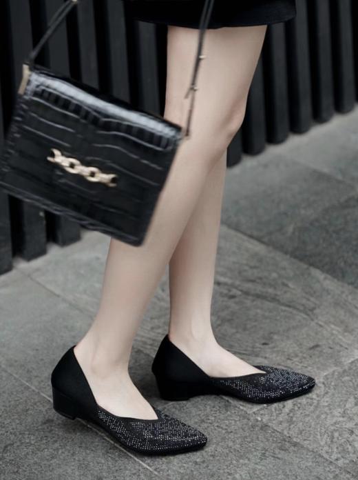 「建议选大一码」2025新款 MALOVE MZ 王妃鞋优雅高跟系列 爱心坡跟水晶/水钻/编织鞋（个别款式15天内发货） 商品图10