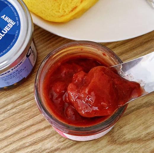 吃得到果肉的无添加果酱 蓝莓酱/草莓酱150g/瓶 商品图3