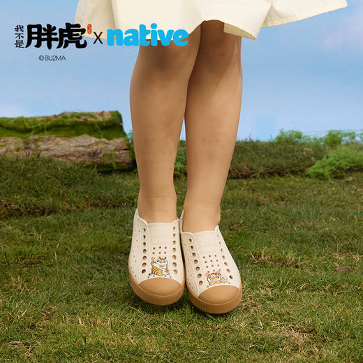 【亲子特价】native2025新款我不是胖虎联名款系列 亲子洞洞鞋男女同款 商品图9