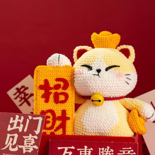 苏苏姐家招财暴富玩偶手工编织自制DIY钩针玩偶毛线团材料包 商品图1