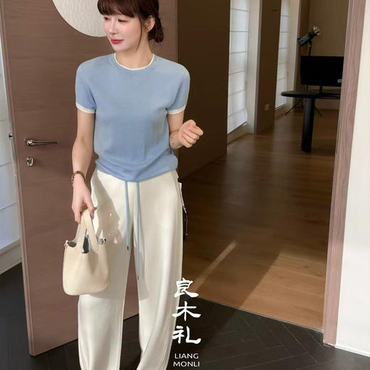 【不换不退】良木礼抽绳休闲裤(改短板)（3201-8888） 商品图4