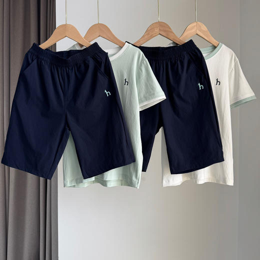 哈吉斯中大童短袖短裤套装422 商品图4