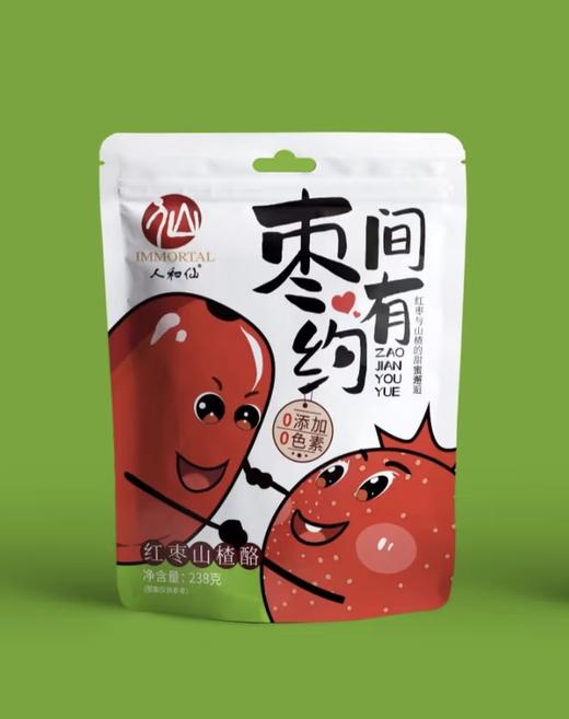 人和仙枣间有约红枣山楂心238g 商品图0