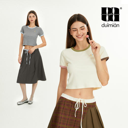 对面duimian-星星短袖圆领正肩 商品图1