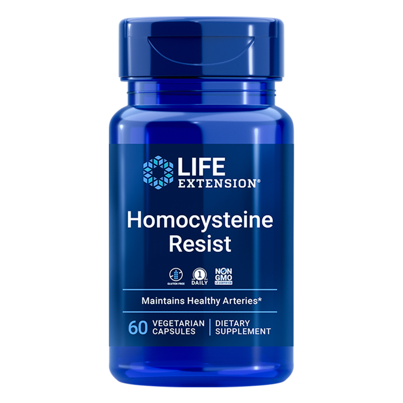 沿寿LIFE EXTENSION 同型半胱氨酸Homocysteine Resist 60粒